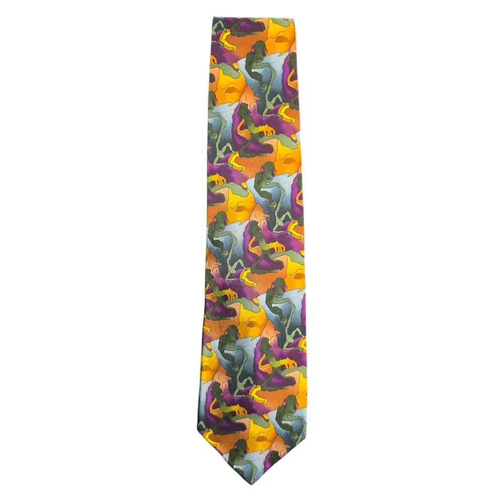 Jerry‎ Garcia Mens Tie Grisman Collection Eight Colorful Abstract Design